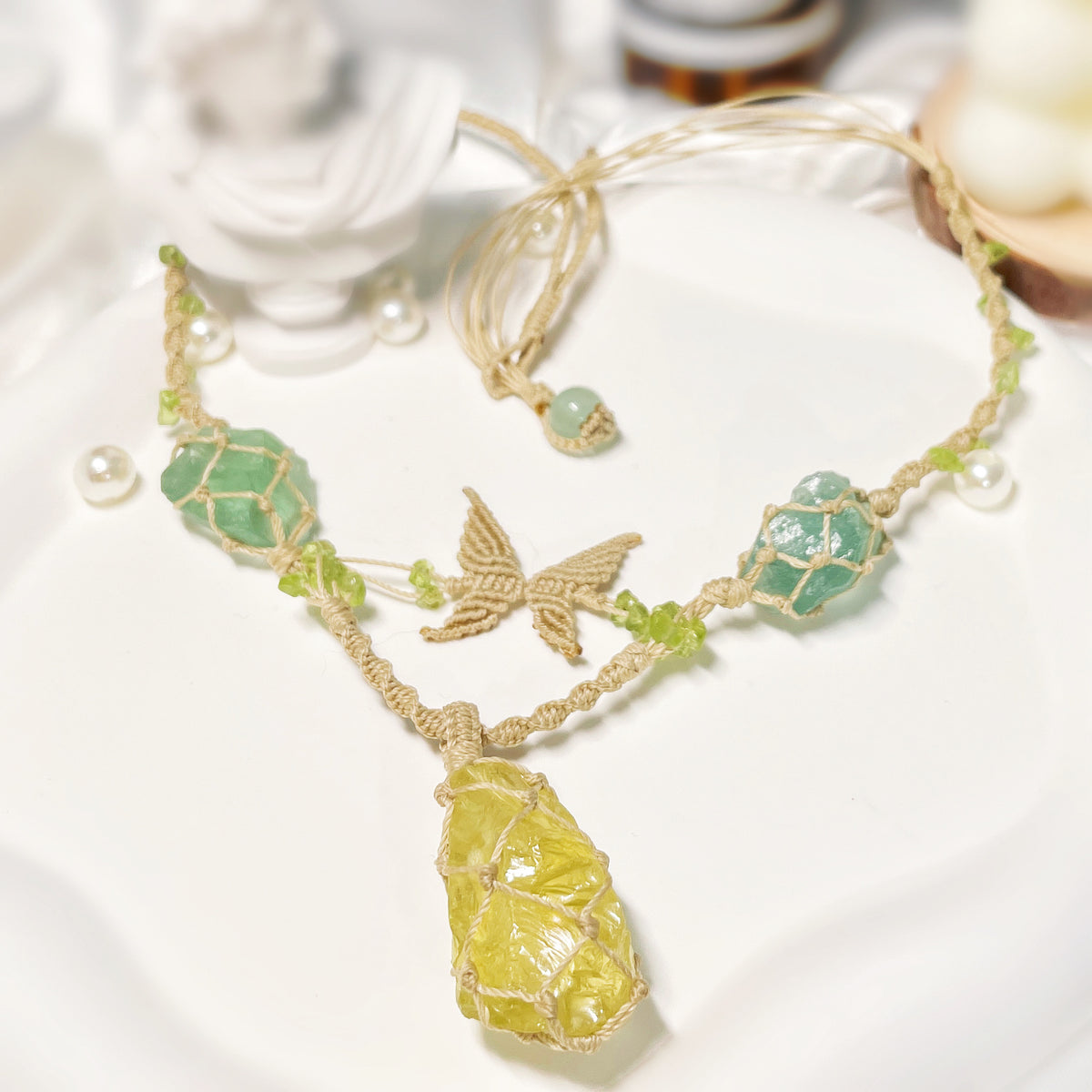 Golden Fortune · Forsythia Necklace I